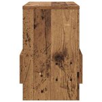 vidaXL Étagère à magazines 2 Pièces Bois ancien 35 x 30 x 45 cm