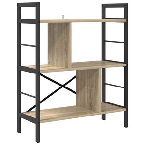 vidaXL Étagère Chêne Sonoma 75 x 30 x 91 cm Bois d'ingénierie