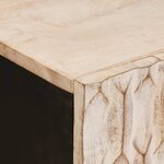 vidaXL Meuble sous Lavabo de Salle de Bain Blanc 62 x 33 x 58 cm