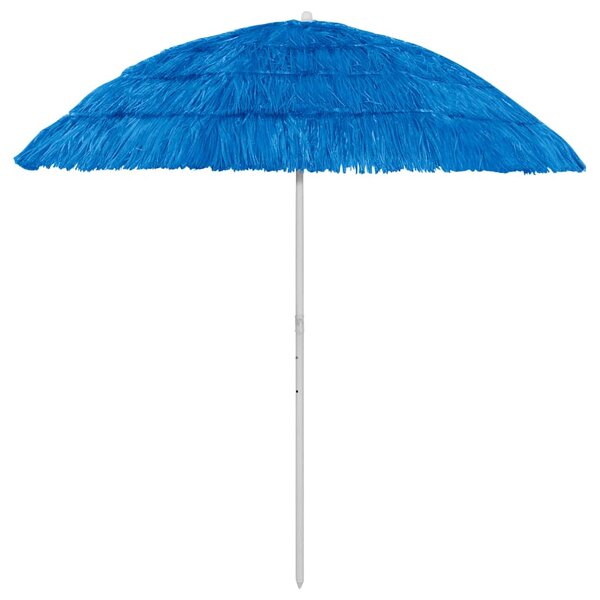 vidaXL Parasol de plage Hawaii bleu 240 cm