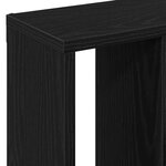 vidaXL Étagère murale chêne noir 45x16x45 cm bois d'ingénierie