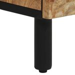 vidaXL Table de chevet 40x33x46 cm Bois de manguier solide