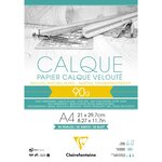 Bloc calque supérieur encollé A4 50 Feuilles CLAIREFONTAINE