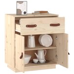 vidaXL Buffet 65 5x40x75 cm Bois massif de pin