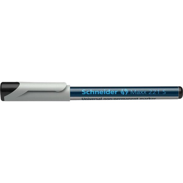 Marqueur universel Maxx 221 Pte Super Fine non-Permanent noir SCHNEIDER