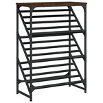 vidaXL Étagère à chaussures chêne marron 60x30x85 cm bois d'ingénierie