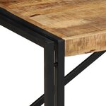 vidaXL Table basse 100x50x35 cm bois de manguier massif brut