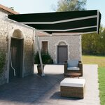 vidaXL Auvent manuel rétractable sur pied 600x350 cm Anthracite