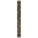 vidaXL Pieds de table basse en acier naturel 2 pièces 60 x (30-31) cm Acier