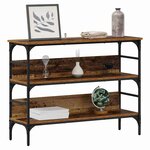 vidaXL Table console Bois ancien 100 x 32 x 75 cm Bois d'ingénierie