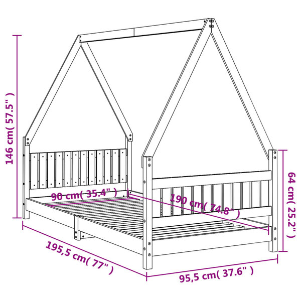 Lit Cabane Nicolas 90 X 190 Cm, En Pin Massif Laqué Blanc - Lit cabane
