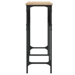 vidaXL Table console chêne sonoma 140x29x75 cm bois d'ingénierie
