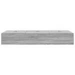 Cadre de lit de rangement vidaXL Gris Sonoma 80x200 cm