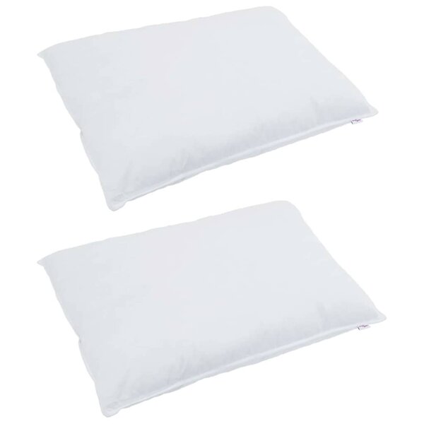 vidaXL Couette Other avec oreiller 3 Pièces Blanc 240 x 260 cm Bas