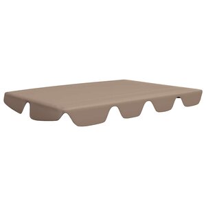 vidaXL Toit de rechange de balançoire taupe 150/130x105/70 cm