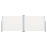 vidaXL Auvent latéral rétractable Crème 120 x 1000 cm