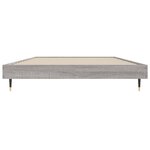 vidaXL Cadre de lit sonoma gris 90x200 cm bois d'ingénierie
