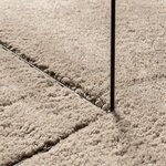 vidaXL Tapis HUARTE à poils courts doux et lavable sable 240x240 cm