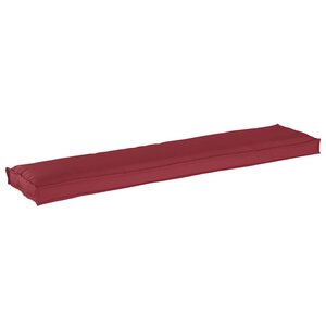 vidaXL Coussin de palette Rouge bordeaux 180 x 40 x 8 cm Tissu Oxford