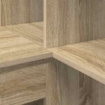 vidaXL Bureau d'angle Chêne Sonoma 101 5 x 149 5 x 149 5 cm