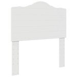 vidaXL Tête de lit avec tête de lit Blanc 100 cm Bois d'ingénierie