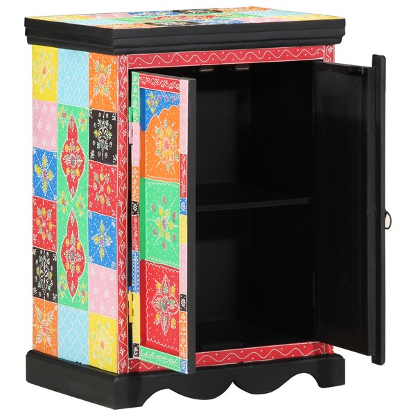 Table console vidaXL Multicolore 50x30x75 cm en bois de mangue massif