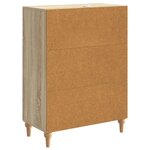 vidaXL Buffet Chêne Sonoma 66 x 34 5 x 90 cm Bois d'ingénierie