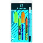 Set d'écriture avec 1 stylo à plume + 1 roller + 1 effaceur - motif aléatoire schneider