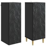 vidaXL Ensemble de Meubles 2 Pièces Noir Bois d'ingénierie
