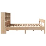 vidaXL Lit bibliothèque sans matelas 180x200 cm bois massif de pin