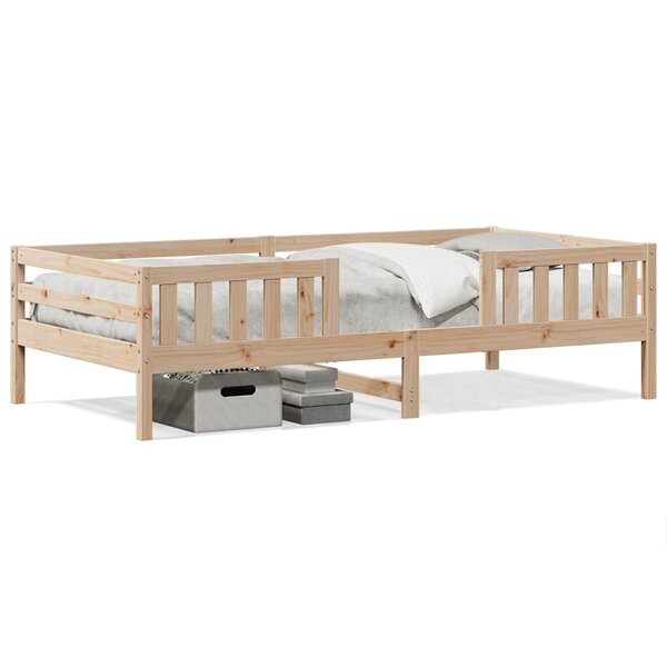vidaXL Cadre de lit sans matelas 75x190 cm bois de pin massif