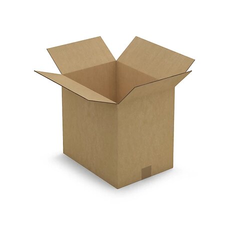 Caisse carton brune double cannelure raja 38x28x35 cm (lot de 15)