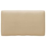 vidaXL Canapé palette 2 places avec coussins Pin imprégné de noir