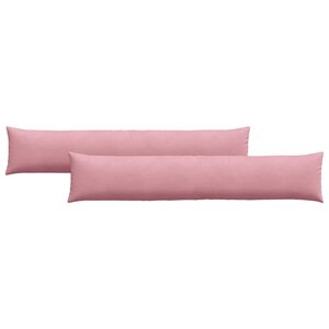 vidaXL Coussins de canapé 2 Pièces Rose 200 x 40 cm