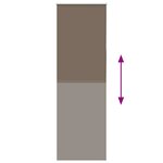 vidaXL Store enrouleur occultant café 65x230cm largeur du tissu 60 7cm