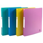 Classeur 2 Anneaux 30mm Polypropylène Forever Young - A4 Maxi - Couleurs Assorties - X 12 - Exacompta