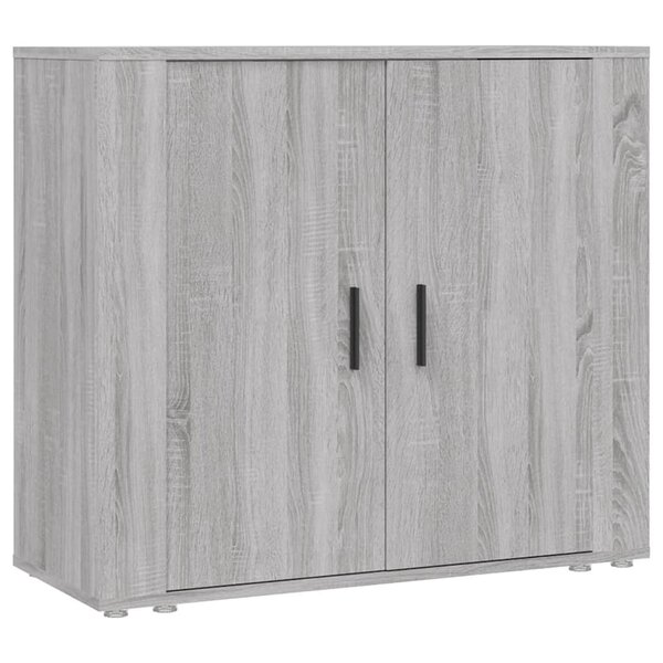vidaXL Buffet Sonoma gris 80x33x70 cm Bois d'ingénierie