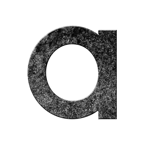 Numéro A - Numéro adhésif pour boîtes aux lettres- Pierre véritable 50 mm  Galibot