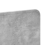 vidaXL Tête de lit Gris béton 135 cm Bois d'ingénierie