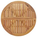 vidaXL Ensemble à manger de jardin 5 Pièces Bois d'acacia solide