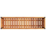 vidaXL Jardinière 110x30x27 5 cm bois massif d'acacia et acier