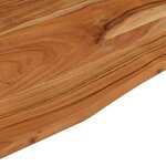 vidaXL Dessus de bureau 80x60x2 5cm rectangulaire bois massif d'acacia