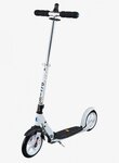 Trottinette  White Deluxe - suspension avant systeme cadenas integre - Grip Vibram