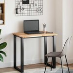 vidaXL Dessus de bureau non traité 100x60x2 cm bois d'acacia massif