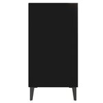 vidaXL Buffet noir 57x35x70 cm bois d’ingénierie