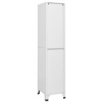 vidaXL Armoire à casier avec 4 compartiments 38x45x180 cm