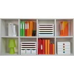 Porte-revues Mag-cube Autentik - Blanc - Exacompta