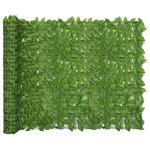 vidaXL Écran de balcon avec feuilles vert 600x150 cm