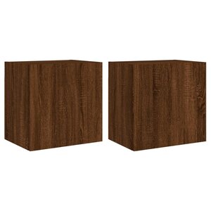 vidaXL Meubles TV muraux 2 Pièces chêne marron 40 5x30x40 cm