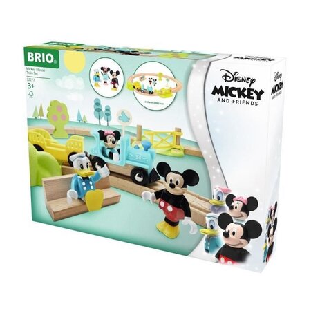 DISNEY Brio Circuit Mickey Mouse - Coffret complet 18 pieces